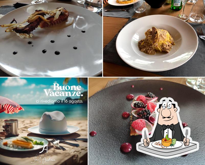 Platti al Osteria Sant'Andrea