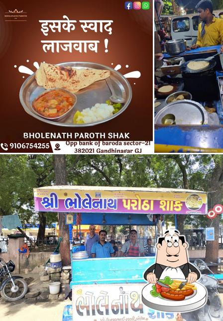 Check out the picture showing food and exterior at Restaurant SHREE BHOLENATH PAROTHA SHAAK