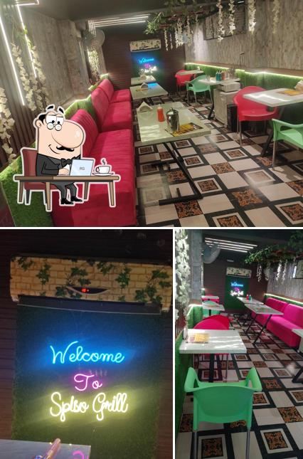 The interior of Spiso Grill