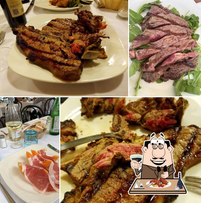 Prova i piatti di carne a Trattoria Del Carmine