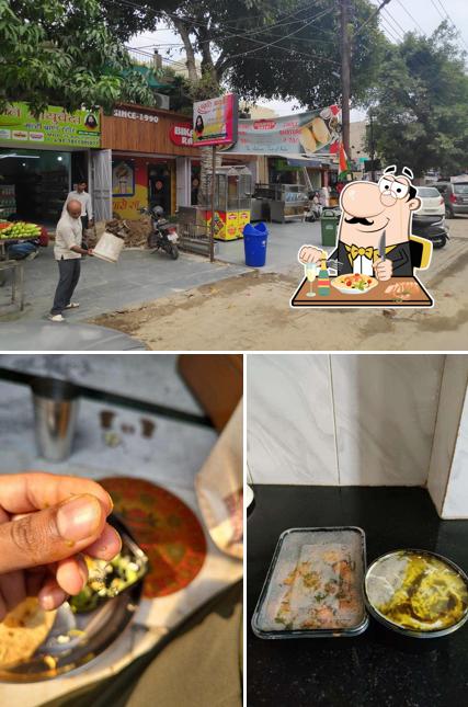 Take a look at the image depicting food and exterior at Chawla’s Veg Kitchen