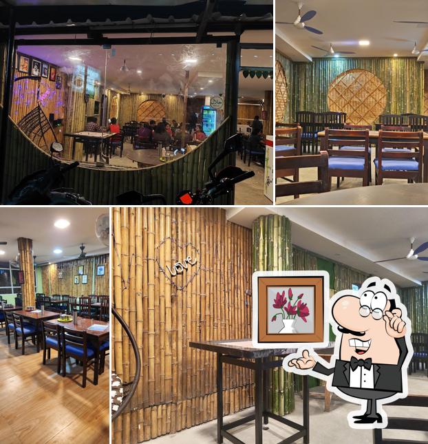 The interior of Bamboo Paradise Cafe & Restaurant