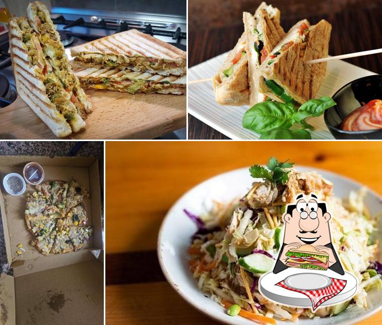 Club sandwich at Cafe De Sevilla