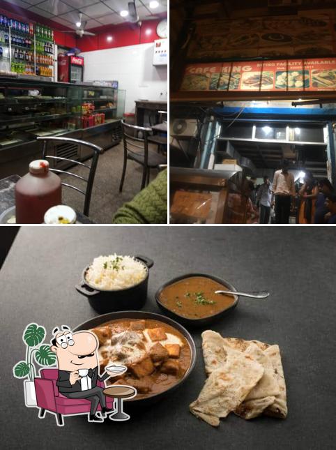 The picture of Cafe King’s interior and food