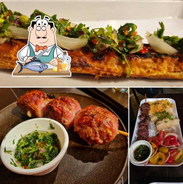 Salmão grelhado em Mariah Gastrobar Goiânia