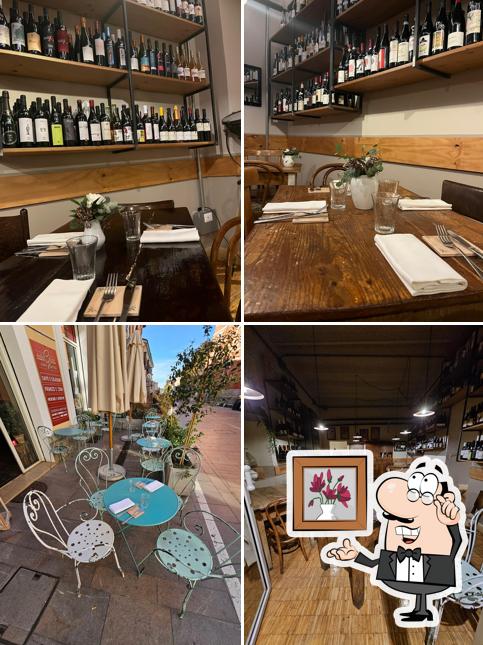 Gli interni di Dalla Ghina Vino E Bottega