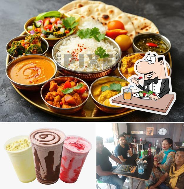 The restaurant's food and beverage