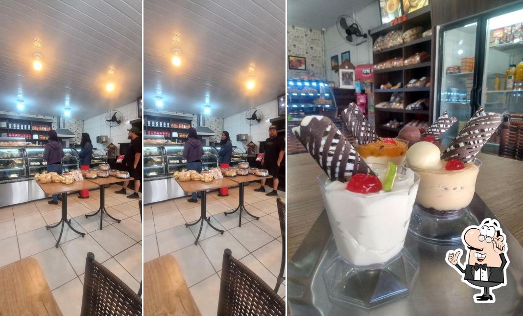 O interior do Panificadora baguete de ouro