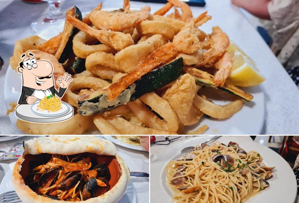 Spaghetti alla carbonara al Ristorante Pizzeria San pietro