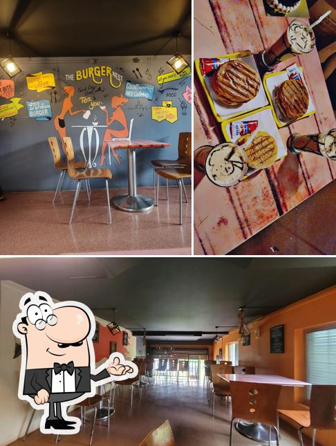 The interior of The burger nest