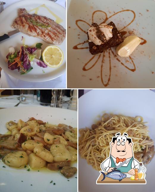 Salmone grigliato al Trattoria Croce Bianca