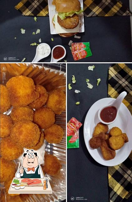 Fish and chips at Pink Burger