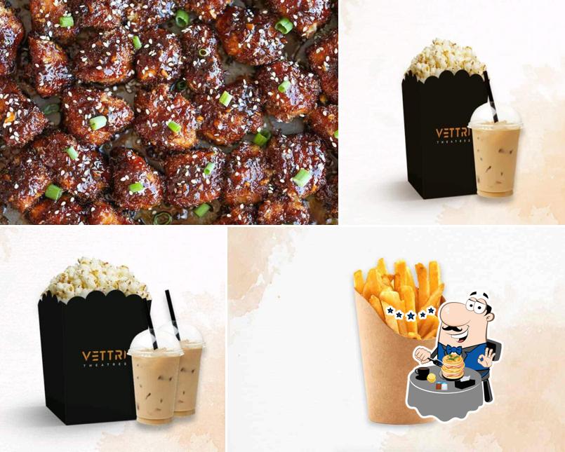 Food at Vettri Cafe