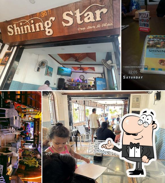 The interior of Shining Star Bar & Restaurant