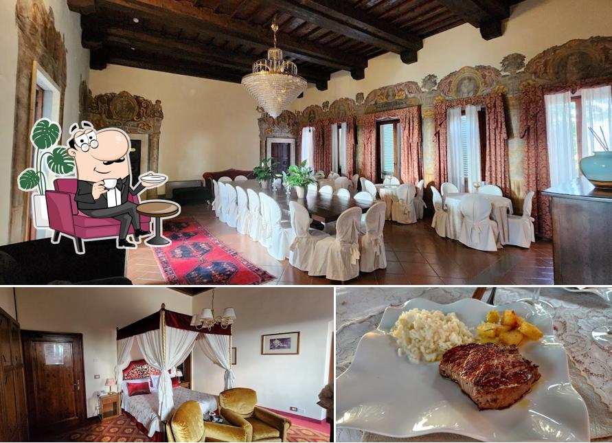 Questa è la immagine che mostra la interni e cibo di Villa Lecchi Hotel Wellness & Tuscan Retreats