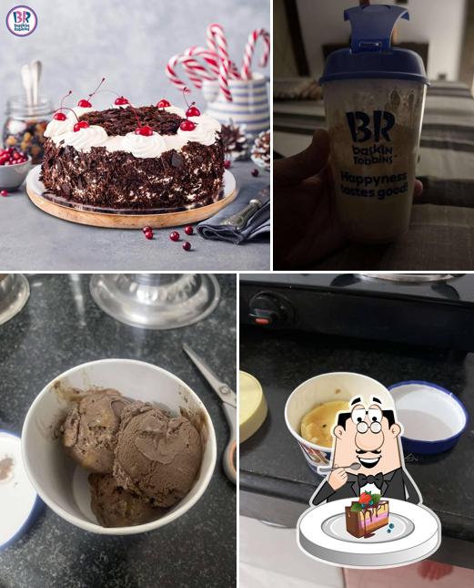 Chocolate cake at Baskin Robbins