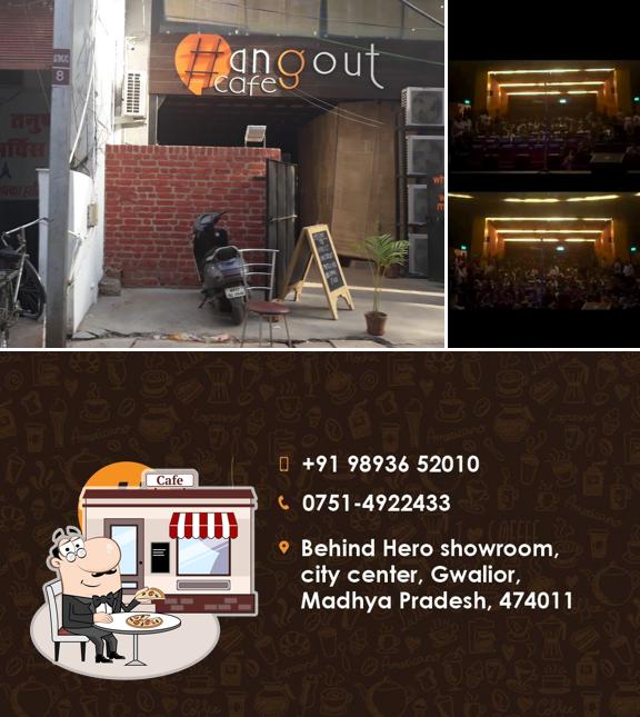 Hang Out is distinguished by exterior and blackboard