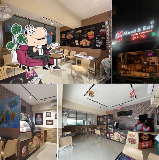 The interior of Meat and Eat