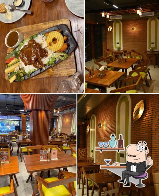 The interior of Oven Roast & Grill