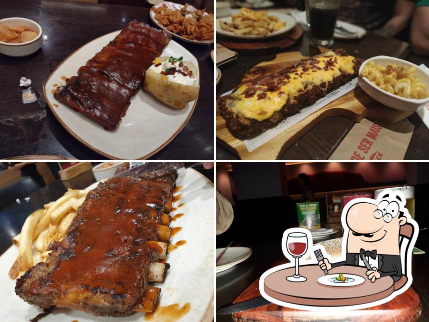 Comida em Restaurante Outback Steakhouse