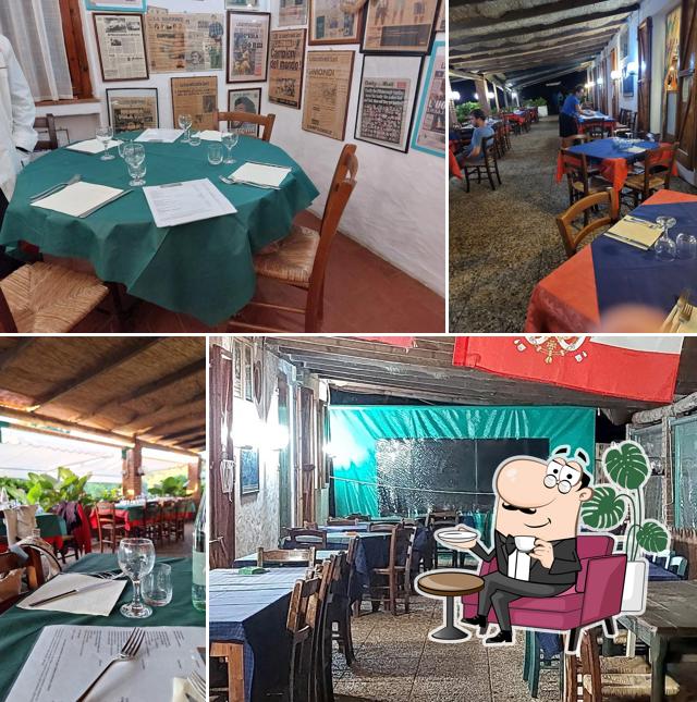 Gli interni di Ristorante Da Luigi a Marciana; RISTORANTE di CARNE Isola d'Elba; TRATTORIA di terra TIPICA TOSCANA; PRODOTTI TIPICI toscani