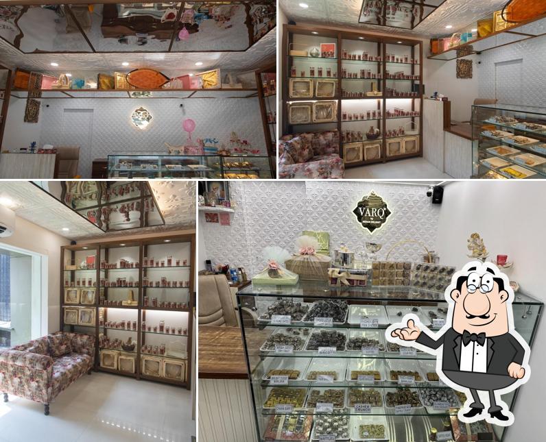The interior of Varq By Indian Delight