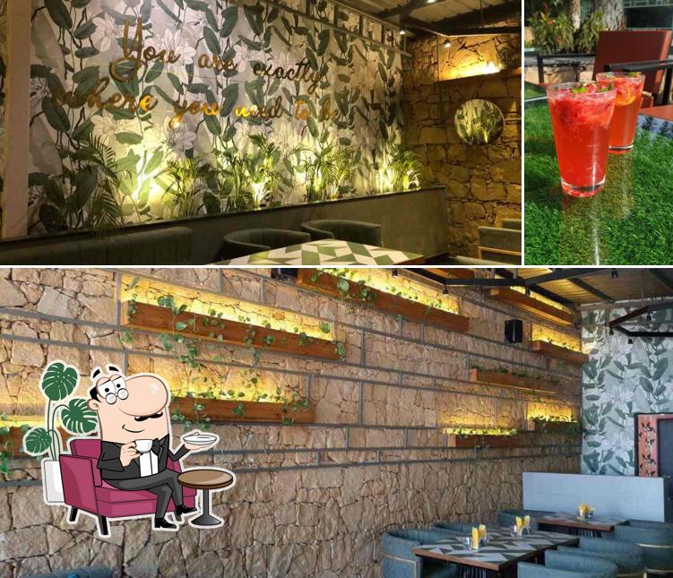 The restaurant's interior and beverage