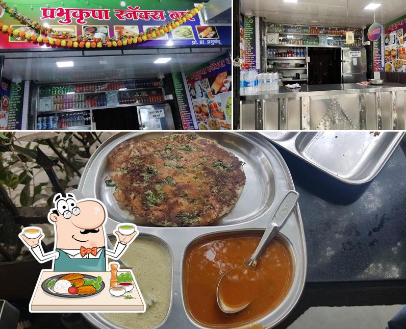 Prabhu krupa Snacks Bar is distinguished by food and interior