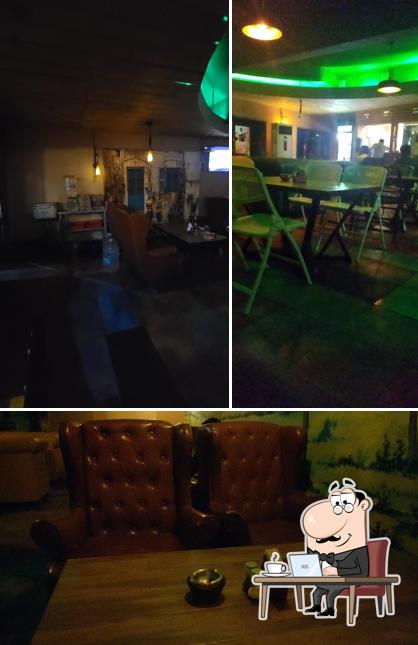 The interior of 18+ Bar