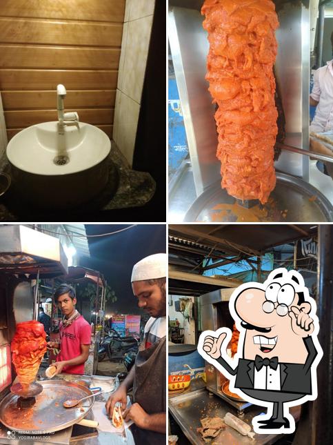 Check out how Hotel patel's shawarma looks inside