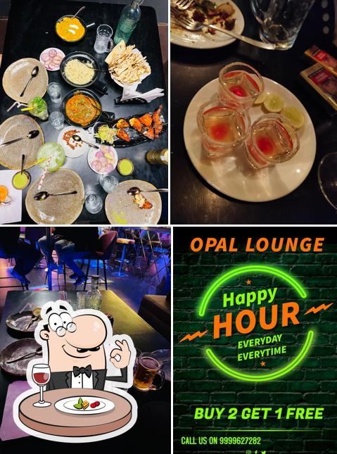 Food at Opal Lounge