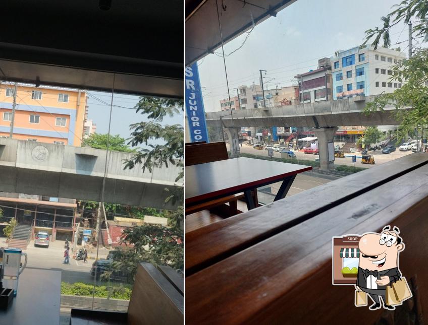 The exterior of Pizza Zone Habsiguda