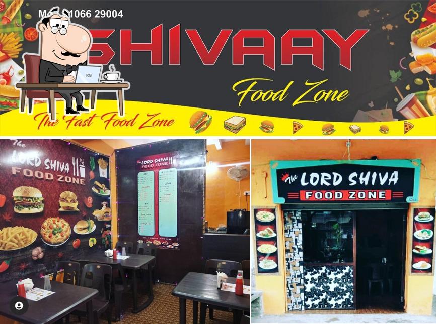 The interior of The Lord shiva food zone