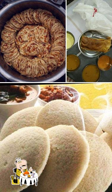 Food at South Indian Madrasi Dosa