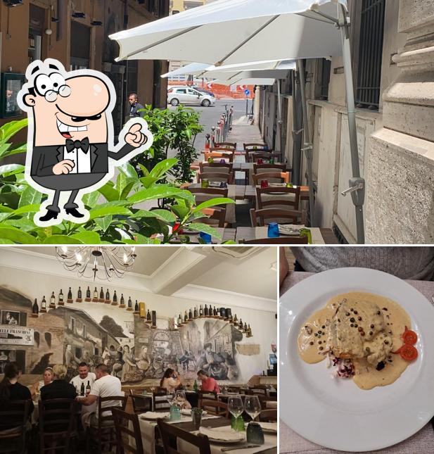 Dai un'occhiata agli interni di Antica Trattoria Al Gallinaccio