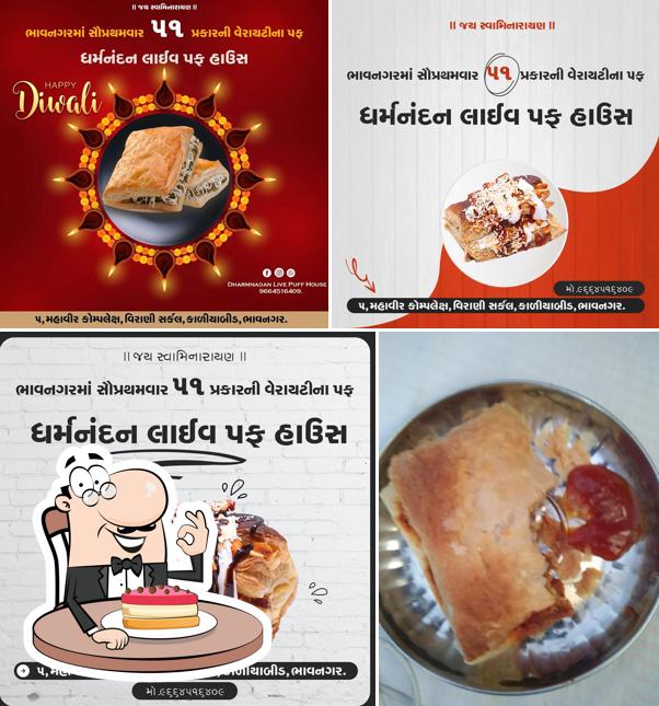 Cheesecake at Dharmnandan live puff house