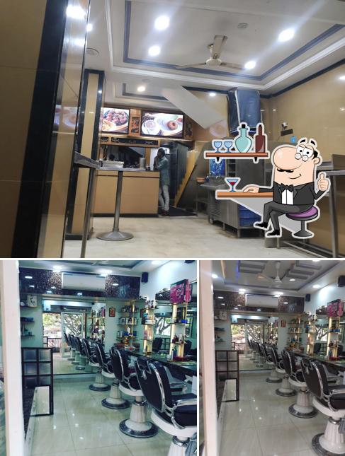The interior of Kavya Sagar Tiffin Center