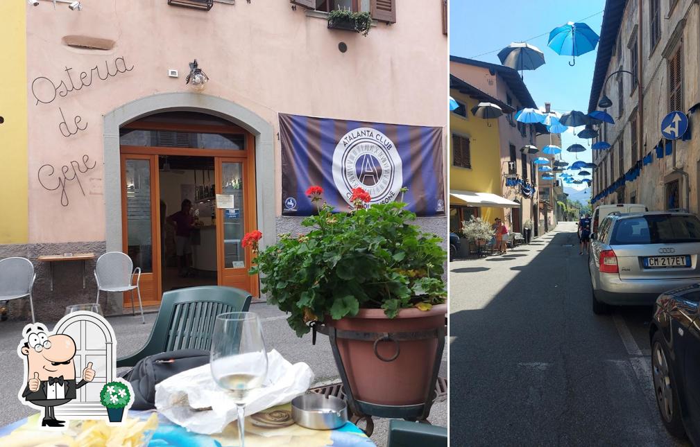 Gli esterni di Osteria de Gepe