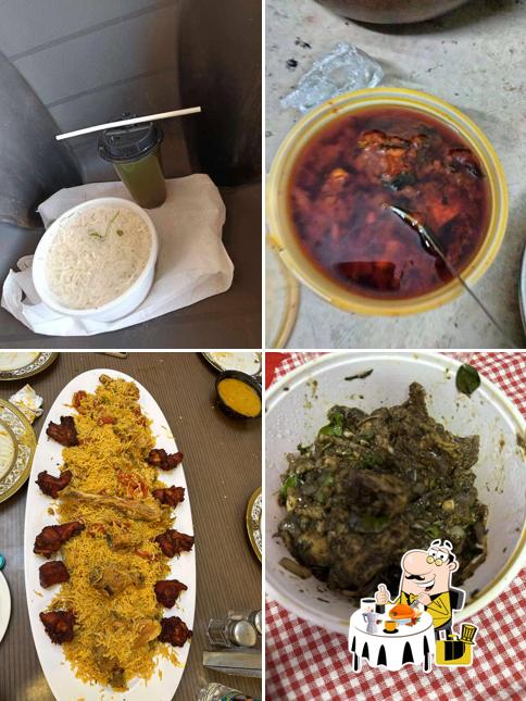 This is the image showing food and interior at Khan's Durbar