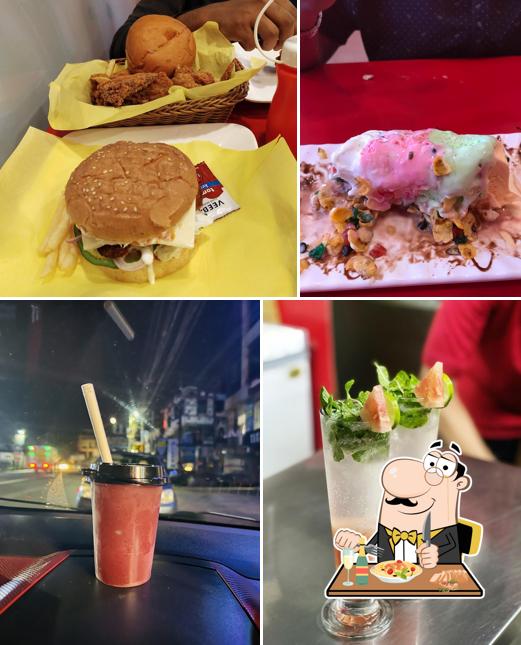 Chocolate mousse at Fryzy fried chicken