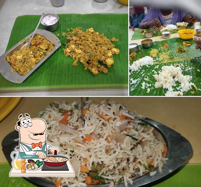 Fried rice at Hotel Sree Meena Shankar