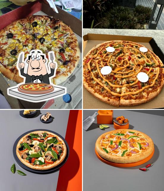Try out various types of pizza