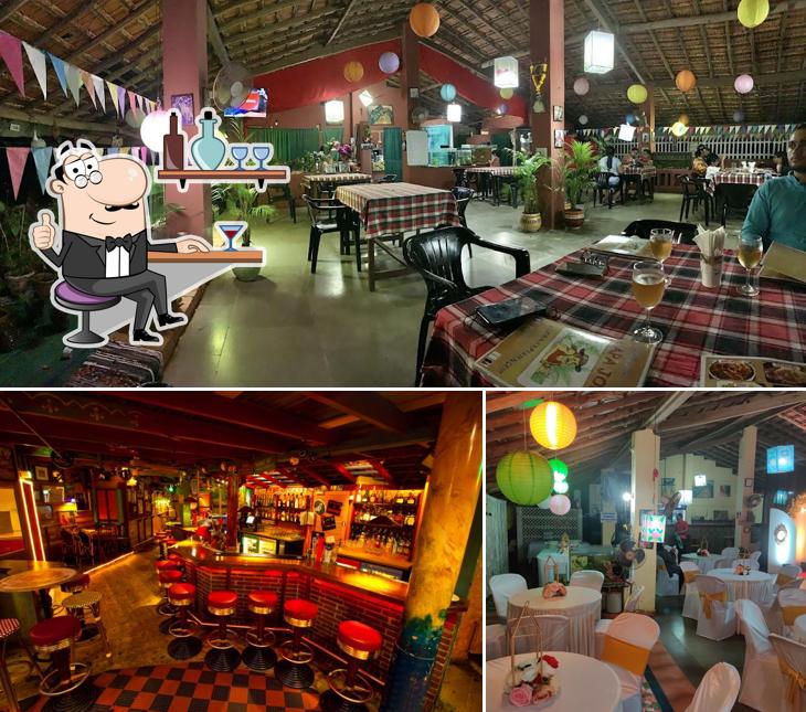 The interior of Papa Joe's Restaurant