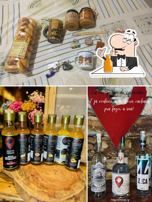 Aqui Di Minas Produtos Artesanais fornece uma seleção de drinques