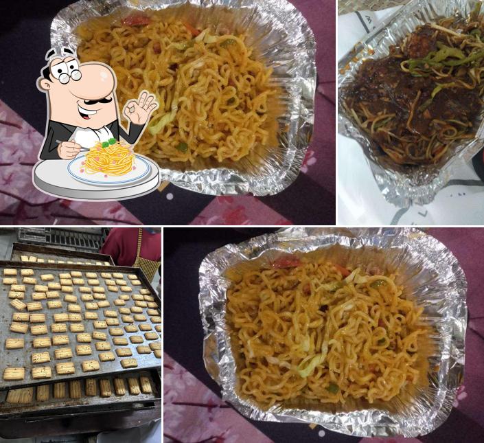 Spaghetti carbonara at The Lucknow Canteen