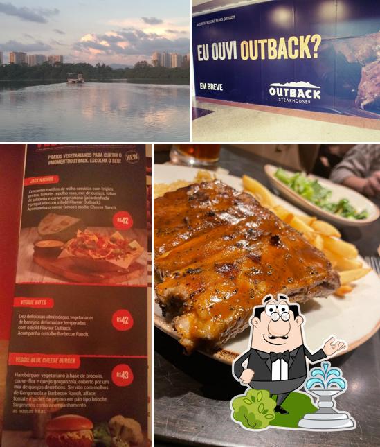 O exterior do OUTBACK - Via Parque