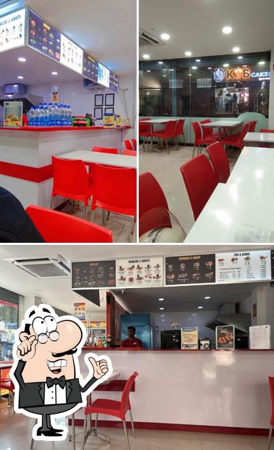 The interior of Venky's Chicken