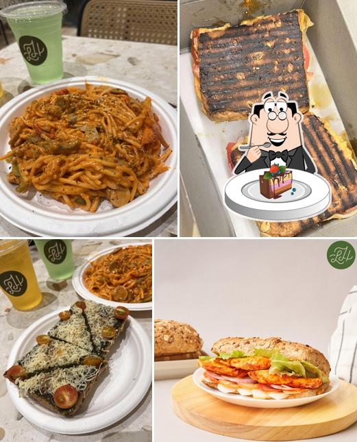 Chocolate cake at LIVIN' HEALTHY