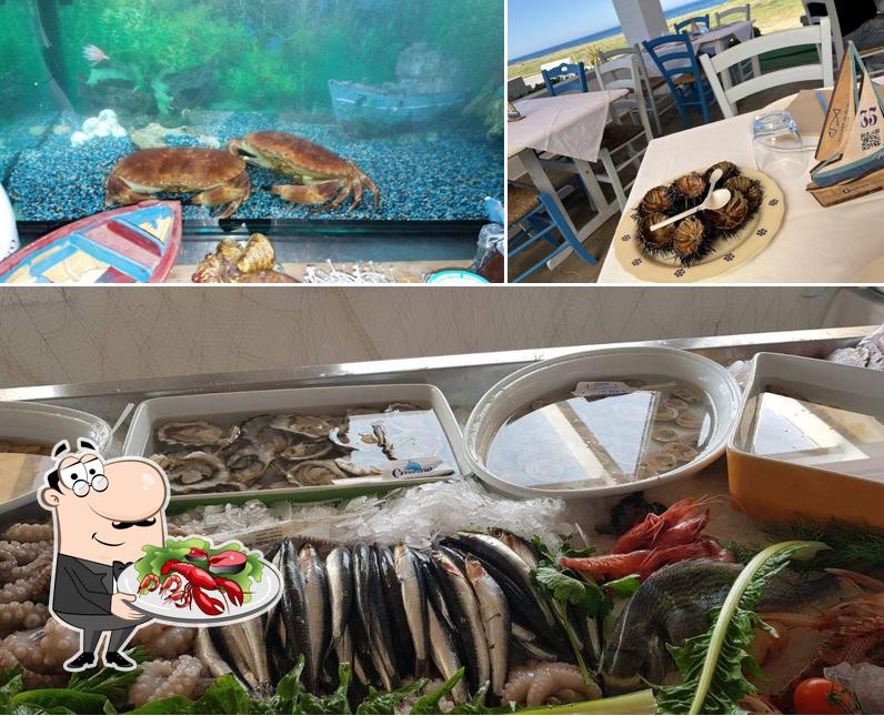 La locanda del riccio propone un'ampia selezione di piatti di mare