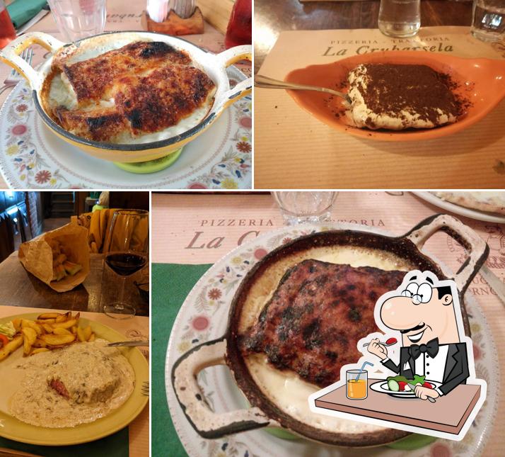 Platti al Pizzeria La Crubarsela